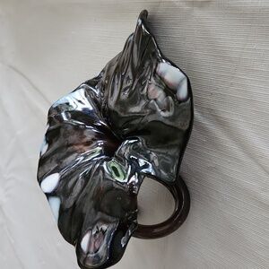 Blown Glass Flower Sculpture USA Artist ,  Handmade AS IS